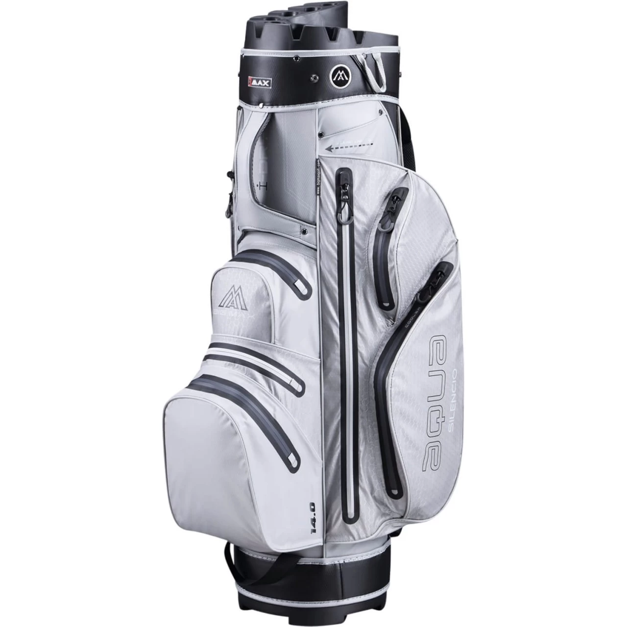 BIG MAX Cartbag Aqua Silencio 3, Grau/schwarz 1 BIG MAX Cartbag Aqua Silencio 3, Grau/schwarz