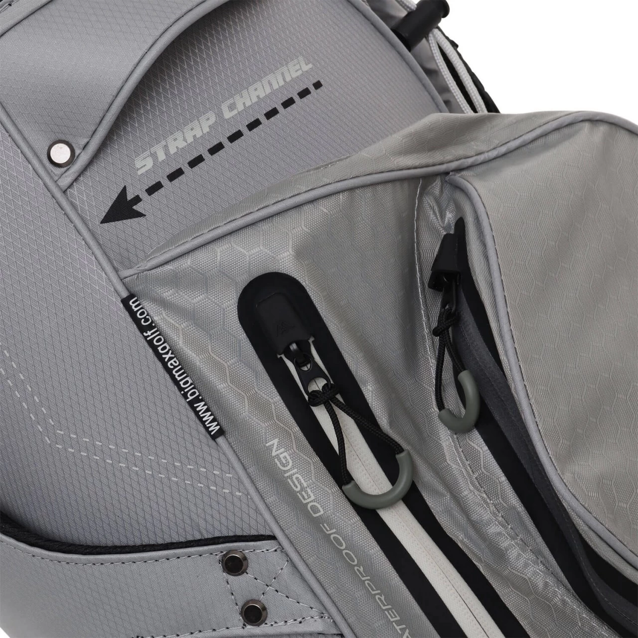 BIG MAX Cartbag Aqua Silencio 3, Grau/schwarz 4 BIG MAX Cartbag Aqua Silencio 3, Grau/schwarz – Bild 4