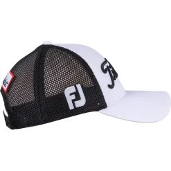 Titleist Cap Tour Performance Mesh, Weiß/schwarz -Professionelles Golfausrüstungsgeschäft 623568 weiss schwarz 03 1280x1280