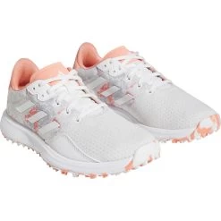 Adidas Golfschuh S2G SL 23, Weiß/orange -Professionelles Golfausrüstungsgeschäft adidas golfschuh s2g sl 23 weissorange weiss 5037523 6 1280x1280