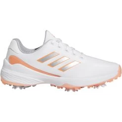 Adidas Golfschuh ZG23, Weiß/orange