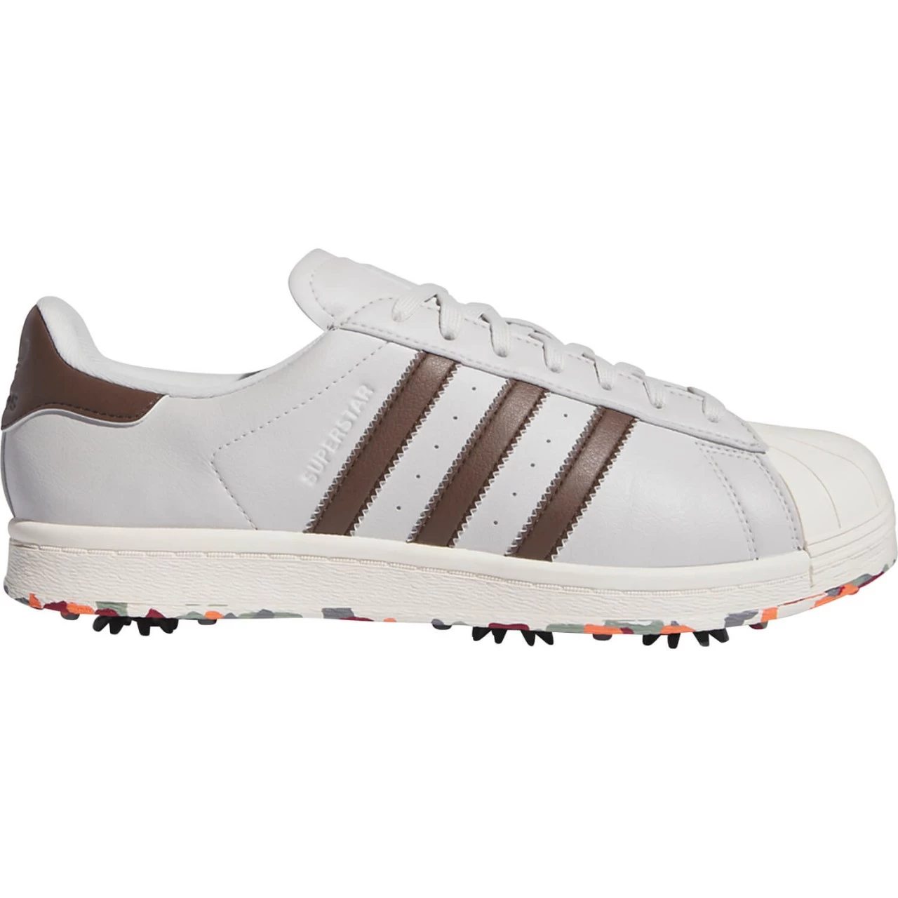 Adidas Golfschuhe Superstar, Grau/weiß 1 Adidas Golfschuhe Superstar, Grau/weiß