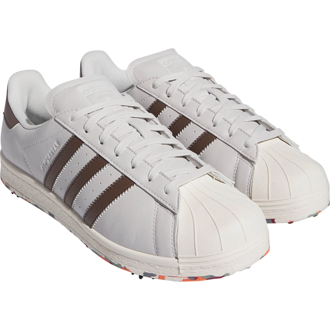 Adidas Golfschuhe Superstar, Grau/weiß 3 Adidas Golfschuhe Superstar, Grau/weiß – Bild 3