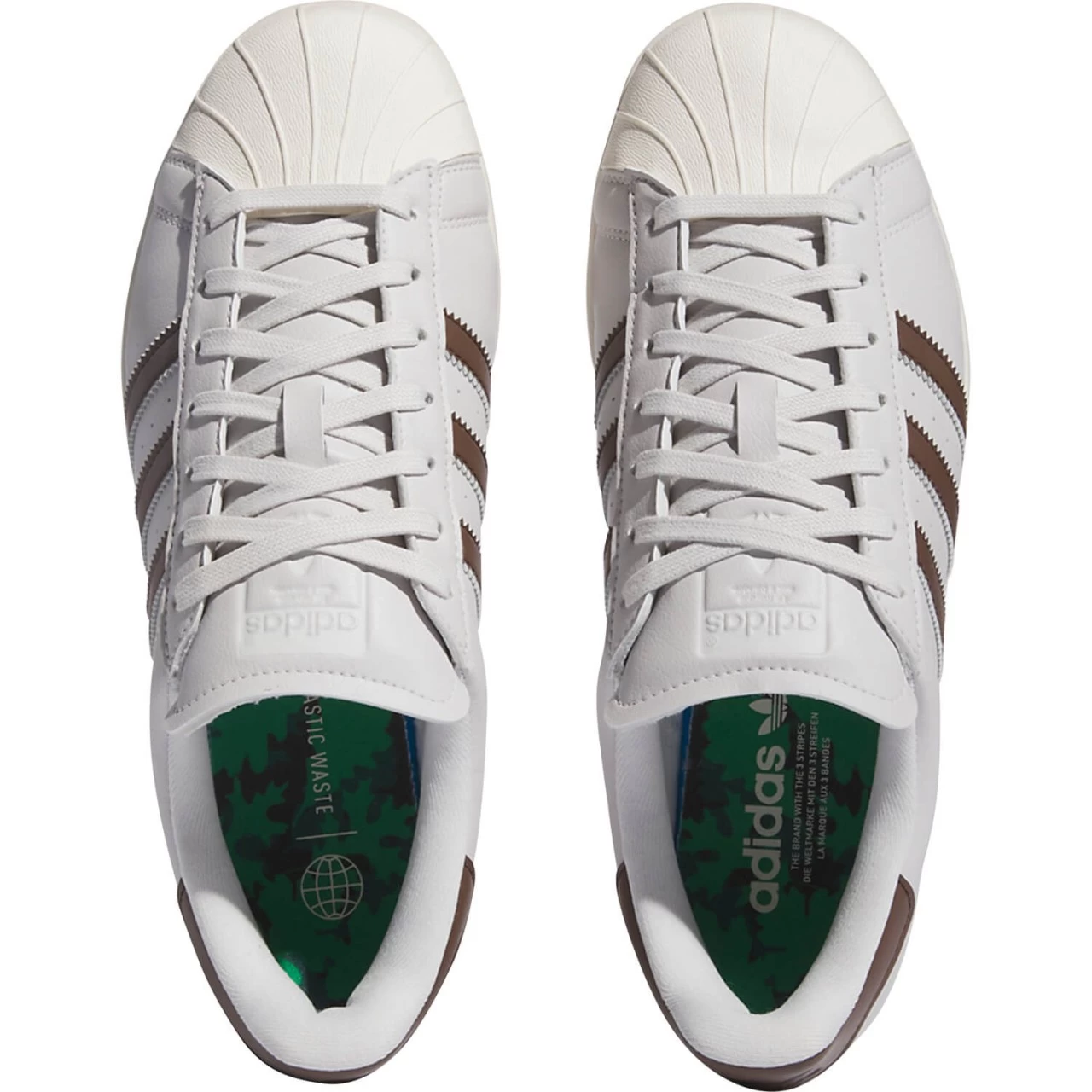 Adidas Golfschuhe Superstar, Grau/weiß 4 Adidas Golfschuhe Superstar, Grau/weiß – Bild 4