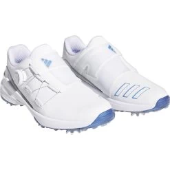 Adidas Golfschuhe ZG23 BOA Lightstrike, Weiß/blau -Professionelles Golfausrüstungsgeschäft adidas golfschuhe zg23 boa lightstrike weissblau weiss 5038603 3 1280x1280