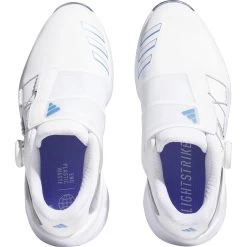 Adidas Golfschuhe ZG23 BOA Lightstrike, Weiß/blau -Professionelles Golfausrüstungsgeschäft adidas golfschuhe zg23 boa lightstrike weissblau weiss 5038603 5 1280x1280