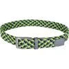 Alberto Gürtel Braided, Grün/grau