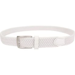Alberto Gürtel Damen Stretch, Weiß