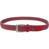 Alberto Gürtel Tone Braided, Grau/rot