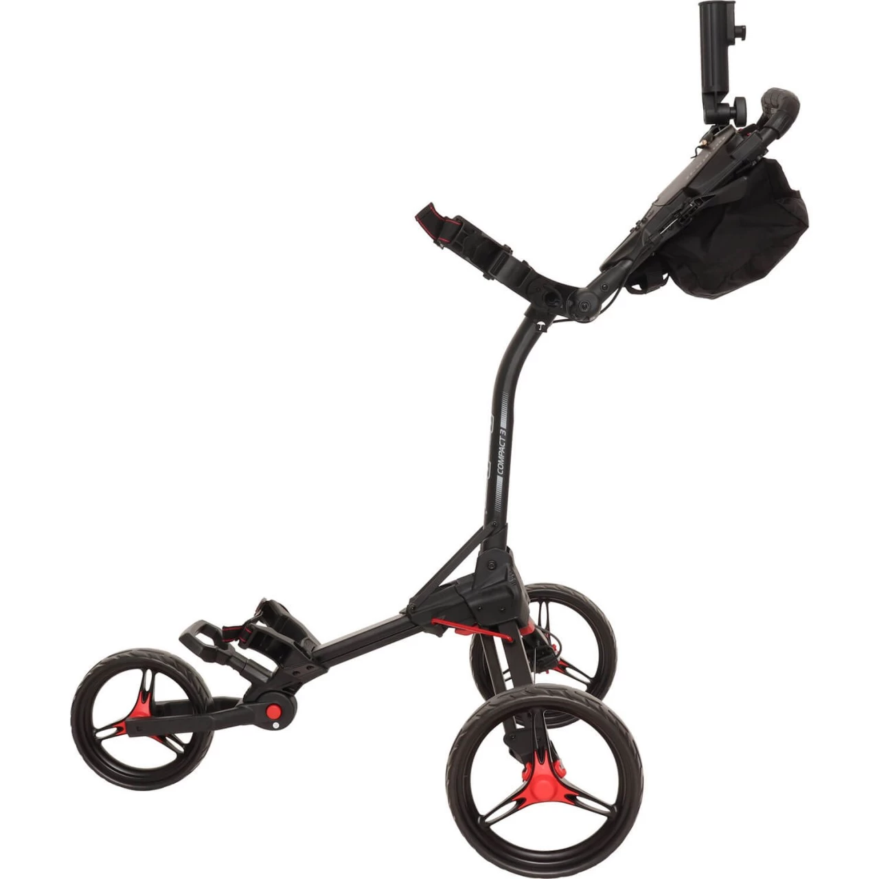 Bag Boy Trolley C3 Compact, Schwarz/rot 2 Bag Boy Trolley C3 Compact, Schwarz/rot – Bild 2