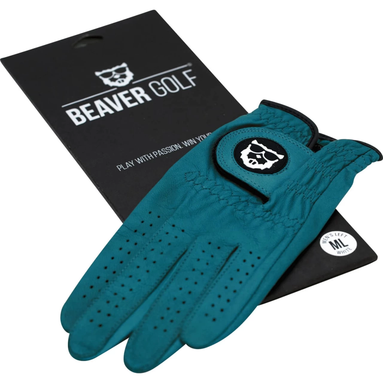 Beaver Golf Handschuh BEAVER Original, Petrol 2 Beaver Golf Handschuh BEAVER Original, Petrol – Bild 2