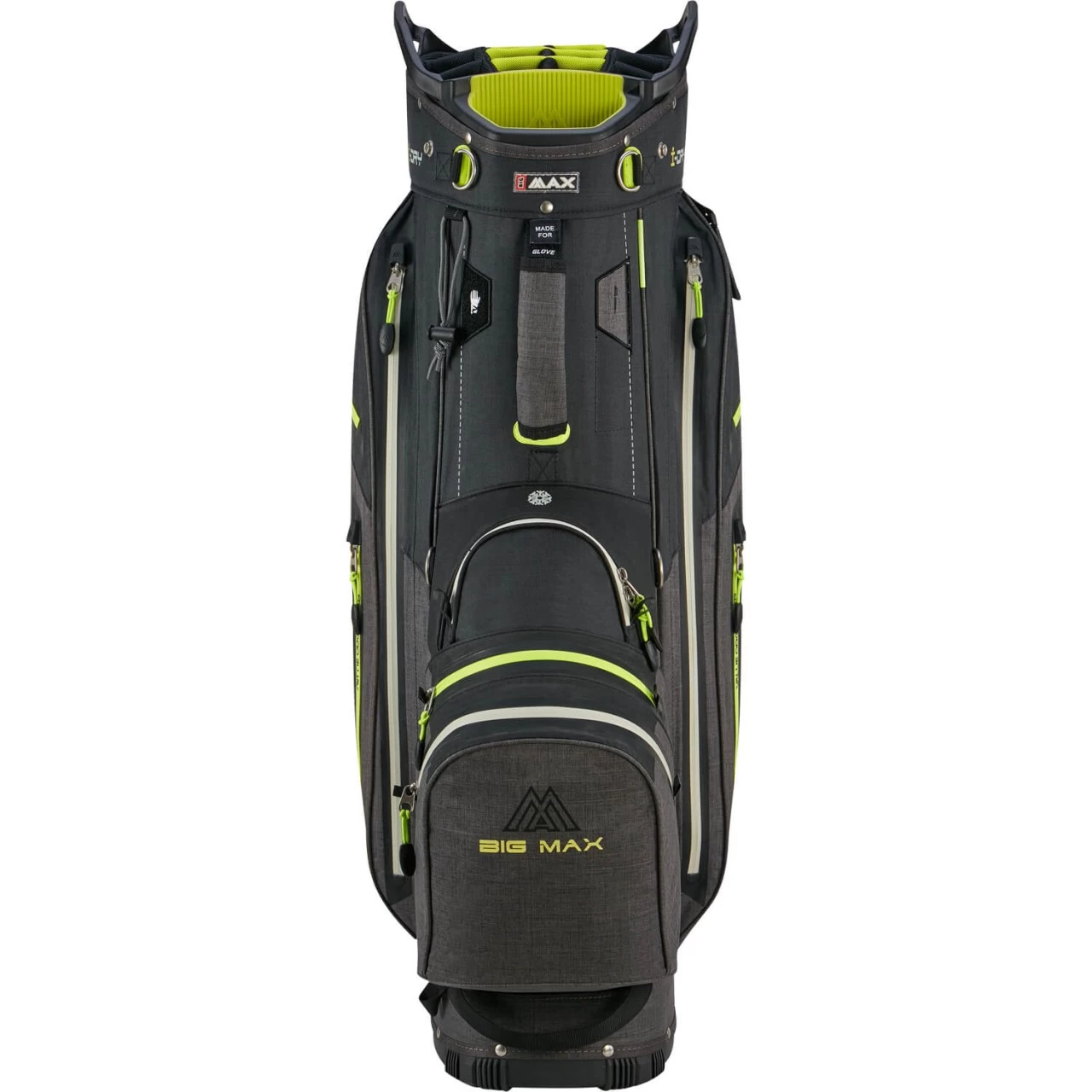 BIG MAX Cartbag Aqua Tour 4, Schwarz/grau/grün 4 BIG MAX Cartbag Aqua Tour 4, Schwarz/grau/grün – Bild 4