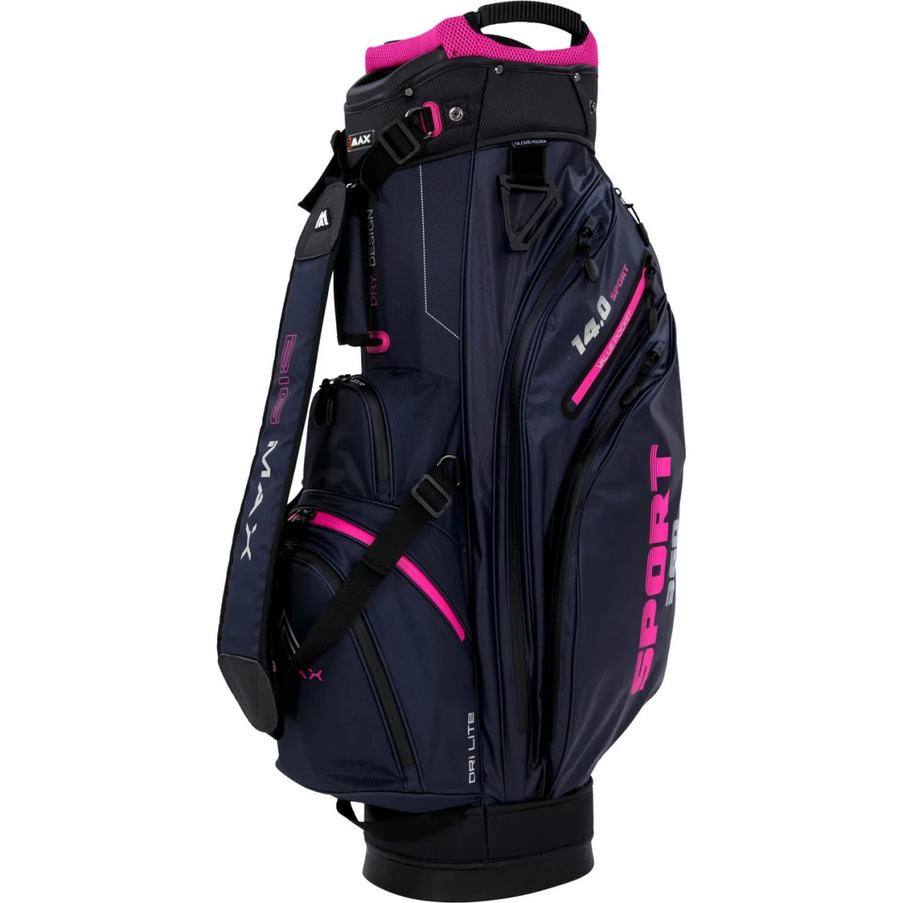BIG MAX Cartbag Dri Lite Sport 360, Blau/fuchsia 1 BIG MAX Cartbag Dri Lite Sport 360, Blau/fuchsia