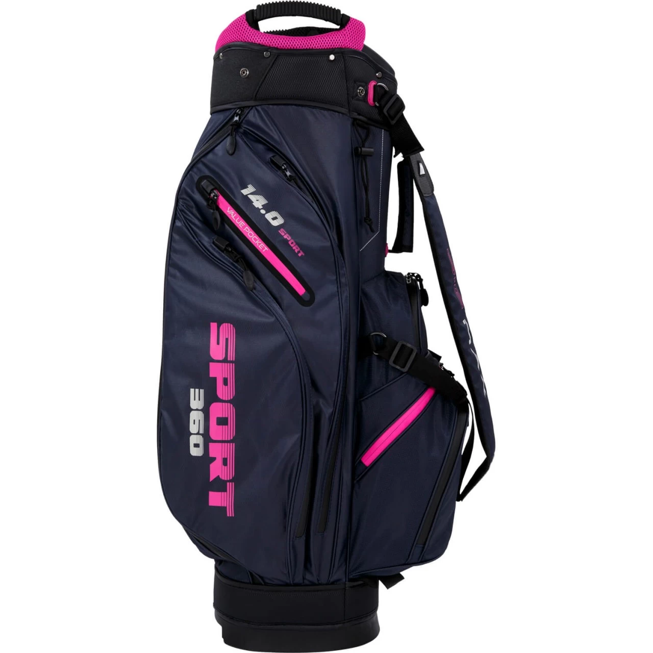 BIG MAX Cartbag Dri Lite Sport 360, Blau/fuchsia 3 BIG MAX Cartbag Dri Lite Sport 360, Blau/fuchsia – Bild 3