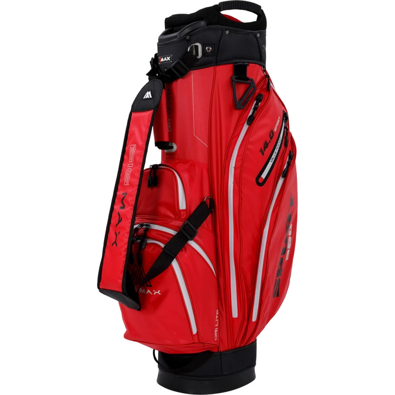 BIG MAX Cartbag Dri Lite Sport 360, Rot/schwarz 1 BIG MAX Cartbag Dri Lite Sport 360, Rot/schwarz