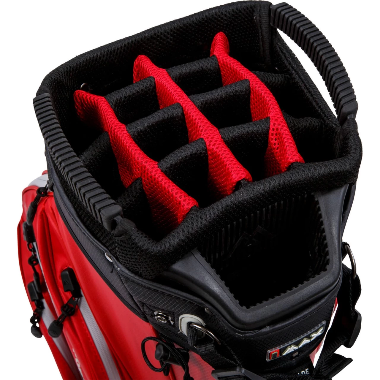 BIG MAX Cartbag Dri Lite Sport 360, Rot/schwarz 5 BIG MAX Cartbag Dri Lite Sport 360, Rot/schwarz – Bild 5