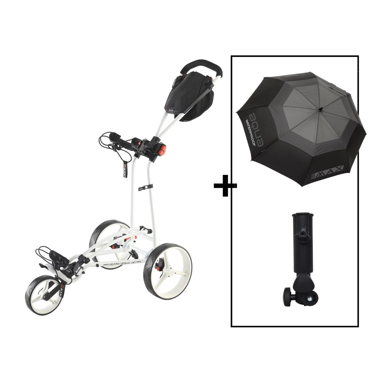 BIG MAX Golftrolley Autofold FF, Weiß 1 BIG MAX Golftrolley Autofold FF, Weiß