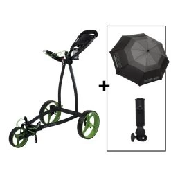 BIG MAX Golftrolley Blade IP, Schwarz/grün