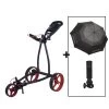 BIG MAX Golftrolley Blade IP, Schwarz/rot