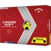 Callaway Chrome Soft Truvis Golfbälle - 12er Pack, Gelb/schwarz
