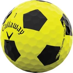 Callaway Chrome Soft Truvis Golfbälle - 12er Pack, Gelb/schwarz -Professionelles Golfausrüstungsgeschäft callaway chrome soft truvis golfbaelle 12er pack gelbschwarz gelb 11141643 3o8TRf1JWWwn3s 1280x1280