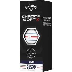 Callaway Chrome Soft X 360 Triple Track Golfbälle-12er Pack, Weiß -Professionelles Golfausrüstungsgeschäft callaway chrome soft x 360 triple track golfbaelle 12er pack weiss weiss 5060582 3Lf0YiqRy5RSUR 1280x1280