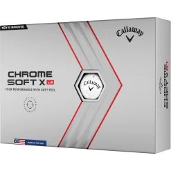Callaway Chrome Soft X LS Golfbälle - 12er Pack, Weiß
