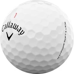 Callaway Chrome Soft X LS Golfbälle - 12er Pack, Weiß -Professionelles Golfausrüstungsgeschäft callaway chrome soft x ls golfbaelle 12er pack weiss weiss 1117089 4XM35sqFJiHhDS 1280x1280