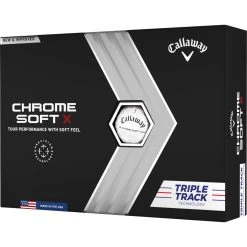 Callaway Chrome Soft X TripleTrack Golfbälle - 12er Pack, Weiß