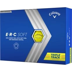 Callaway ERC Soft Triple Track 23 Golfbälle - 12er Pack, Gelb