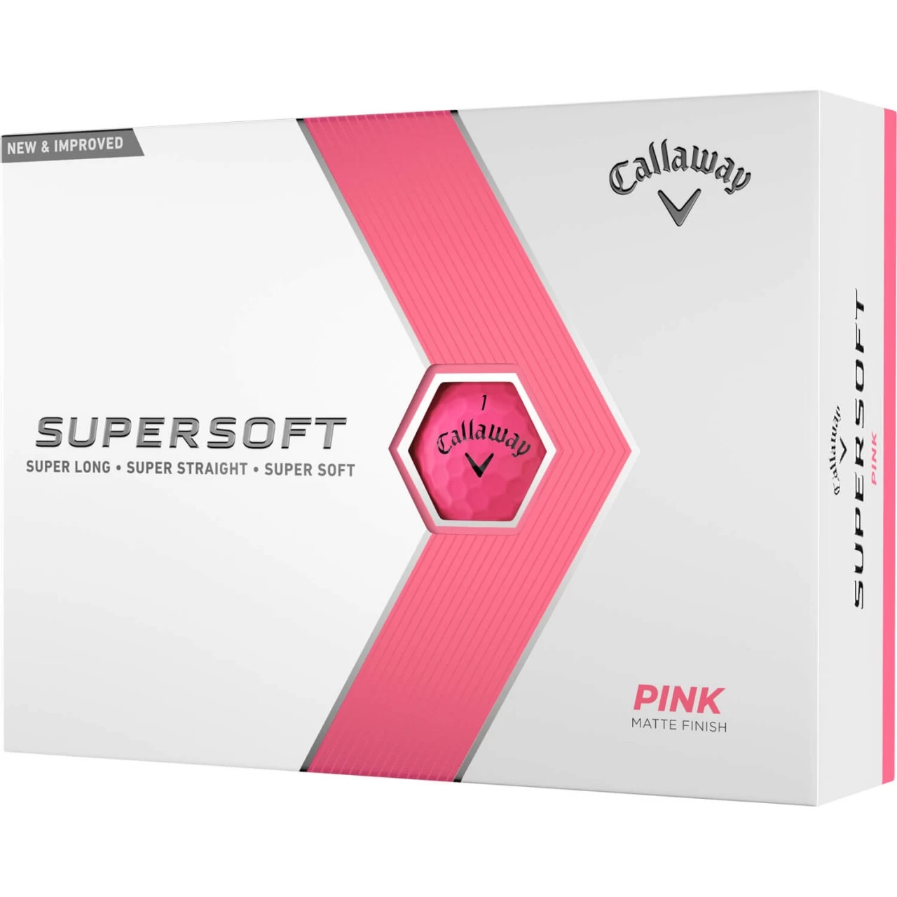 Callaway Supersoft 23 Golfbälle - 12er Pack, Pink 1 Callaway Supersoft 23 Golfbälle - 12er Pack, Pink