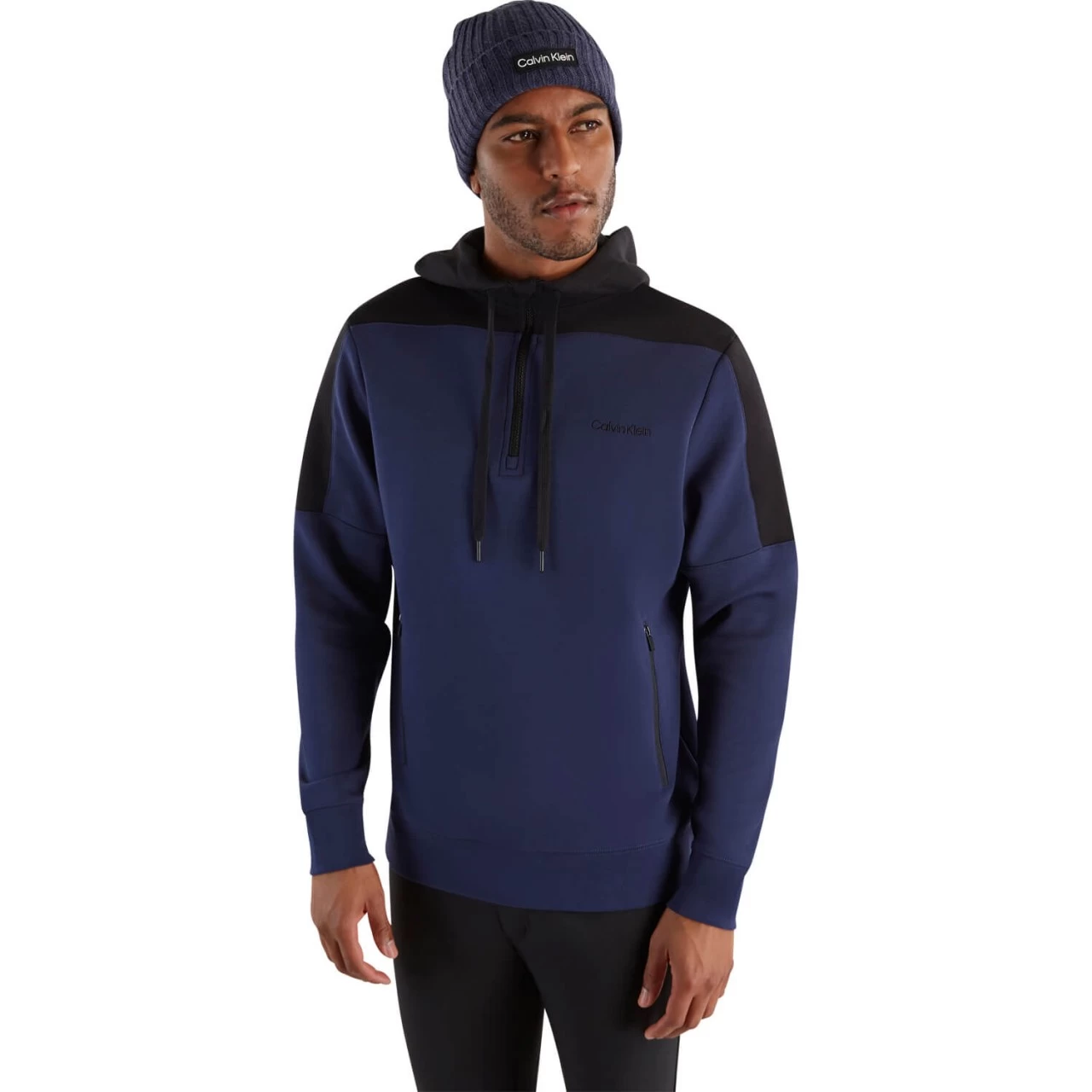 Calvin Klein Golf Beanie Chunky Knit, Blau 6 Calvin Klein Golf Beanie Chunky Knit, Blau – Bild 6