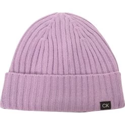 Calvin Klein Golf Beanie Waldorf Cable, Lila