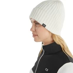 Calvin Klein Golf Beanie Waldorf Cable, Natur -Professionelles Golfausrüstungsgeschäft calvin klein golf beanie waldorf cable natur gruen 5059789 5 1280x1280