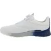 Ecco Golfschuh Golf S-Three Boa, Weiß/dunkelblau