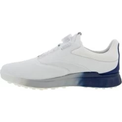 Ecco Golfschuh Golf S-Three Boa, Weiß/dunkelblau