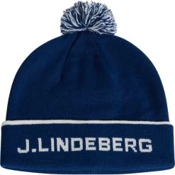 J.Lindeberg J. LINDEBERG Beanie Stripe, Dunkelblau