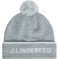 J.Lindeberg J. LINDEBERG Beanie Stripe, Grau