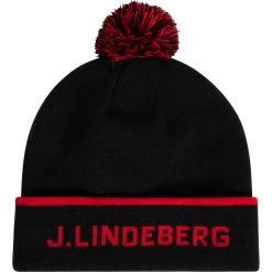 J.Lindeberg J. LINDEBERG Beanie Stripe, Schwarz