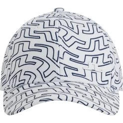 J.Lindeberg J. LINDEBERG Cap Collin Print, Weiß/schwarz
