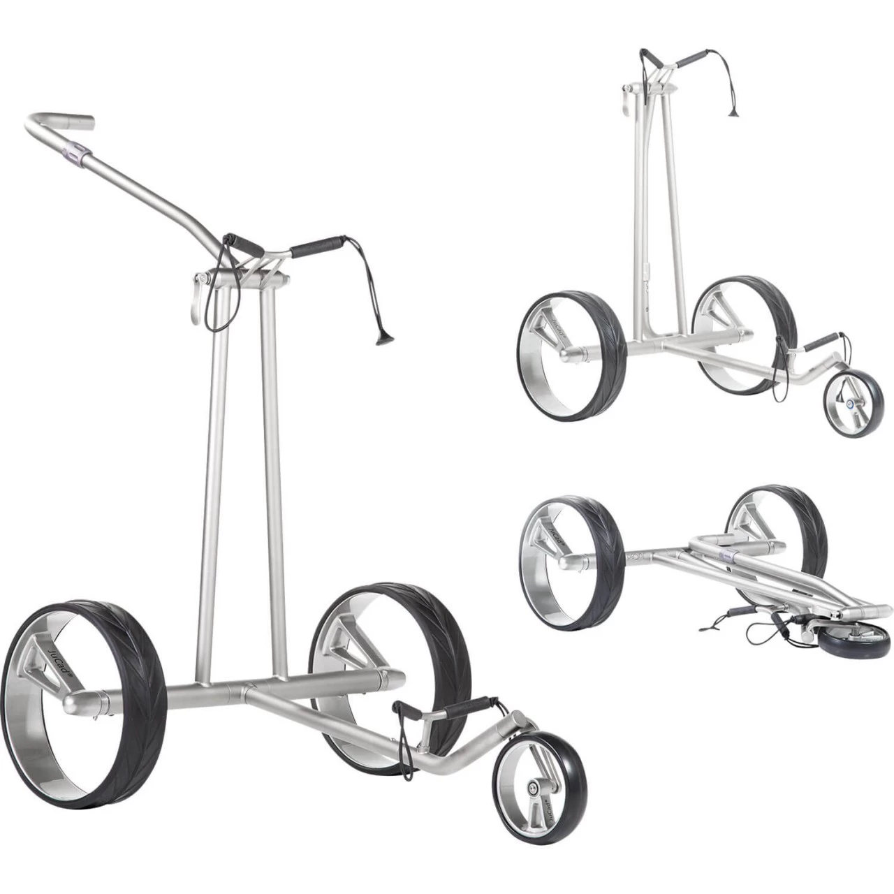 JuCad Elektro-Trolley Phantom Titan 2.0, Silber 2 JuCad Elektro-Trolley Phantom Titan 2.0, Silber – Bild 2