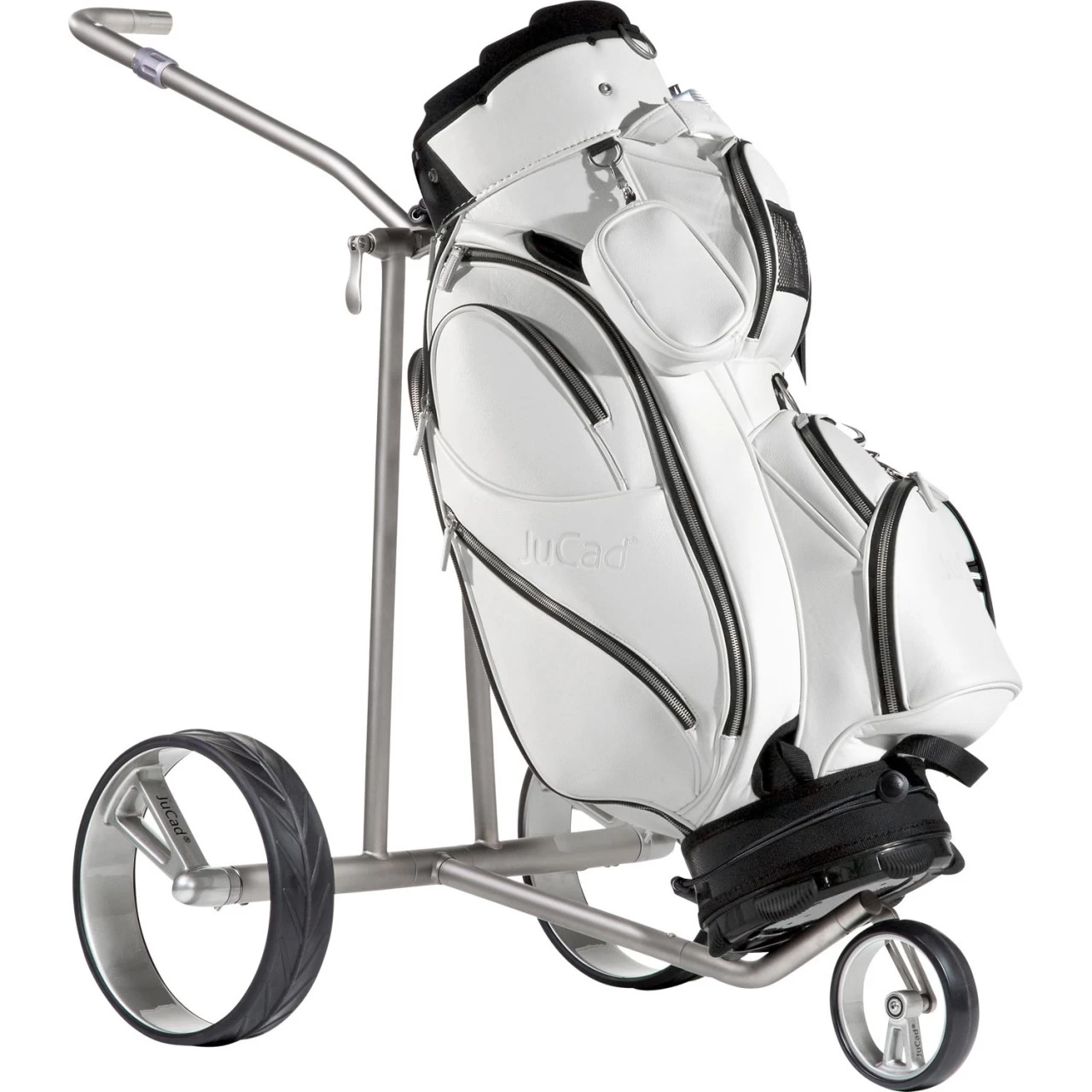 JuCad Elektro-Trolley Phantom Titan EX 2.0, Silber 2 JuCad Elektro-Trolley Phantom Titan EX 2.0, Silber – Bild 2