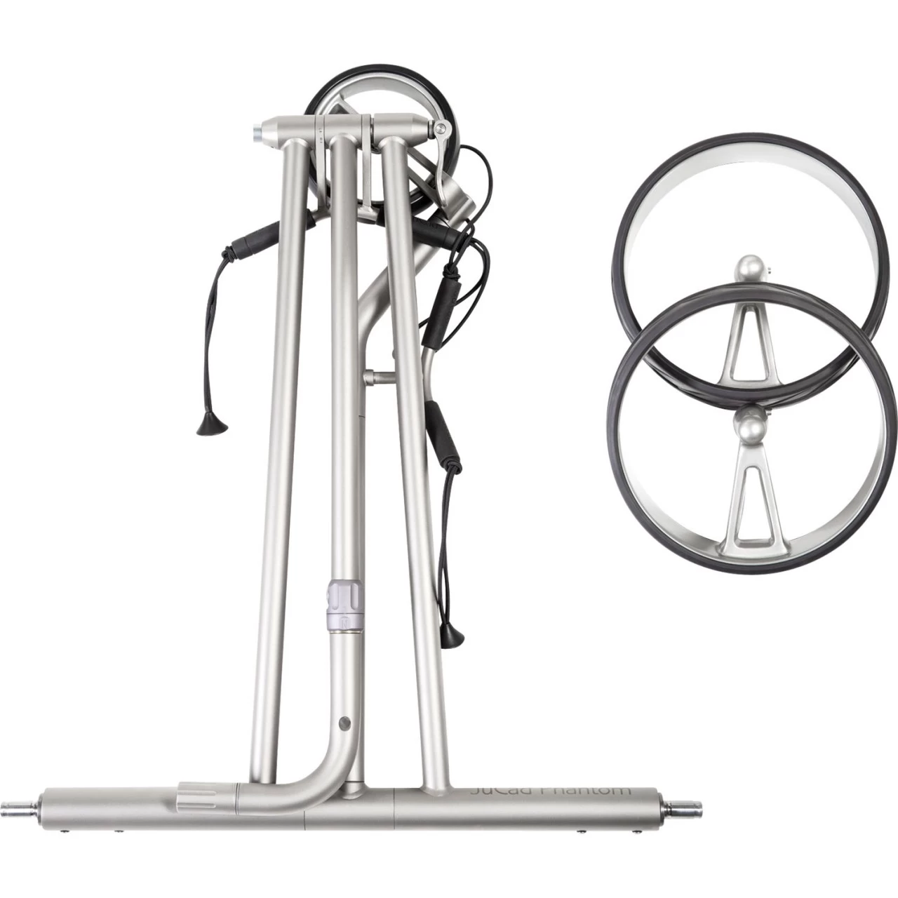 JuCad Elektro-Trolley Phantom Titan EX 2.0, Silber 4 JuCad Elektro-Trolley Phantom Titan EX 2.0, Silber – Bild 4