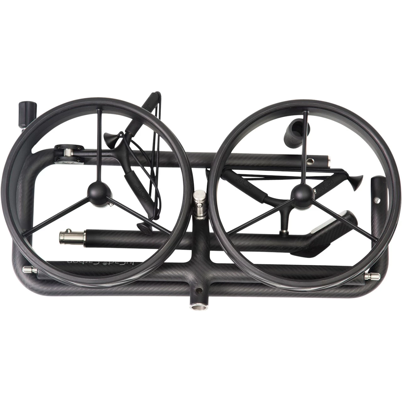 JuCad Golftrolley Carbon Shadow 2. Rad, Schwarz 2 JuCad Golftrolley Carbon Shadow 2. Rad, Schwarz – Bild 2