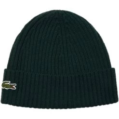 LACOSTE Mütze Beanie, Dunkelgrün