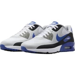 Nike Golf Golfschuhe Air Max 90 G, Blau/weiß/schwarz -Professionelles Golfausrüstungsgeschäft nike golf golfschuhe air max 90 g blauweissschwarz blau 5061174 3Jo535bY6mo9OG 1280x1280