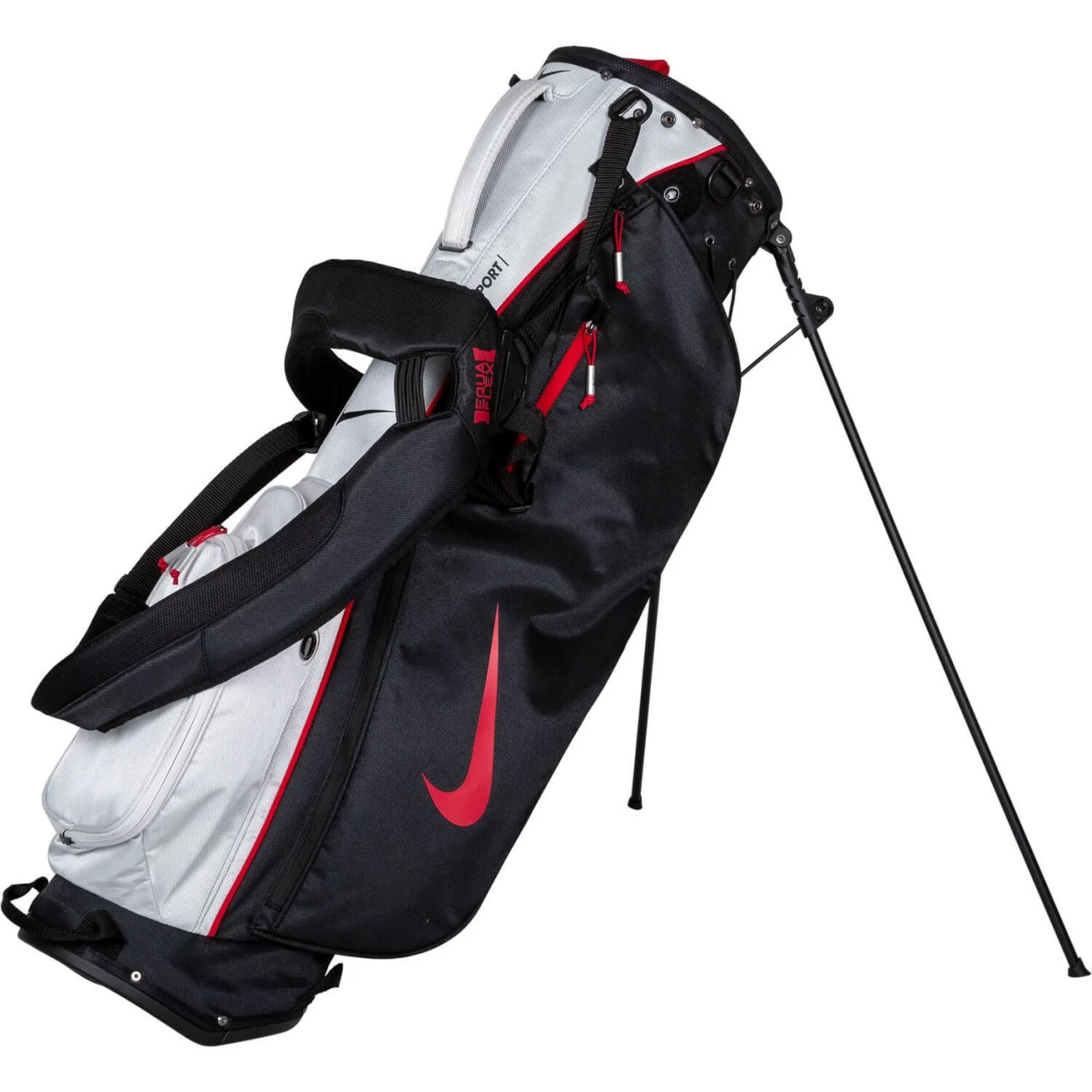 Nike Golf Standbag Sport Lite, Weiß/rot 1 Nike Golf Standbag Sport Lite, Weiß/rot