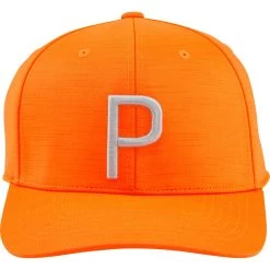 Puma Cap P, Orange -Professionelles Golfausrüstungsgeschäft puma cap p orange orange 5039714 3wCLVg5nLzpsbt 1280x1280