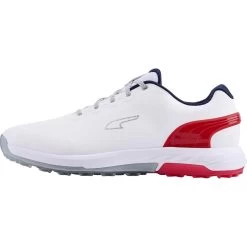 Puma Golfschuhe Alphacat Nitro, Weiß/rot