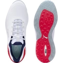 Puma Golfschuhe Alphacat Nitro, Weiß/rot -Professionelles Golfausrüstungsgeschäft puma golfschuhe alphacat nitro weissrot weiss 5040114 37YLXKOesV9Lqo 1280x1280